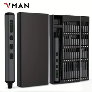 68 In 1 Mini Precision Electric Cordless Screwdriver,-Magnetic Bits,-Pc & Watch Repair Tools