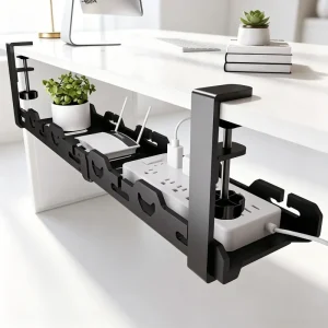 No-Drill Telescopic Under Table Cable Tray
