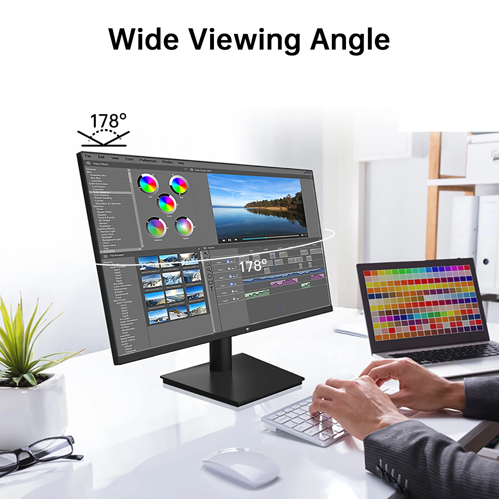 24 inch 1080P Monitor 100Hz, Free-Sync Gaming Monitor - Image 5