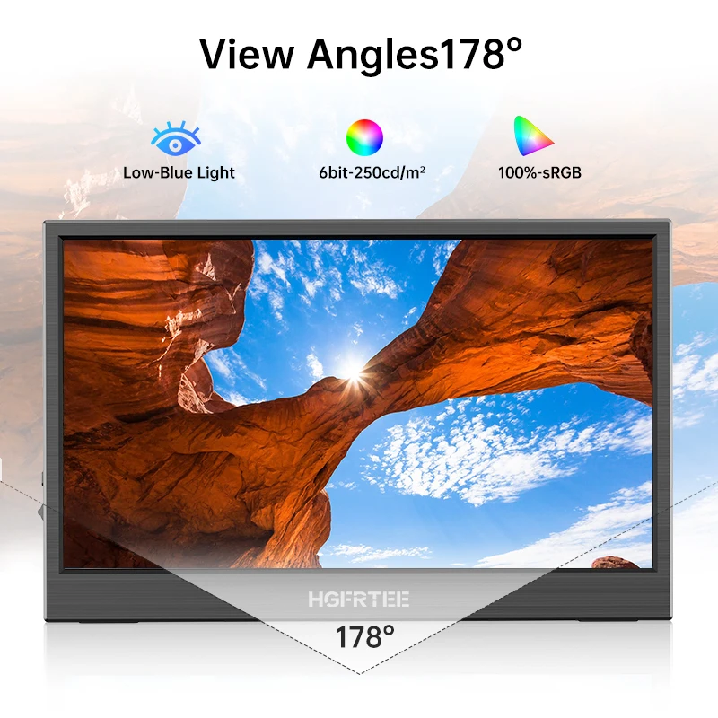 14.1 inch Portable Monitor 10-Point Touchscreen - Image 2