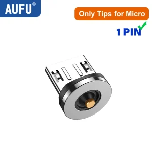 AUFU 1Pin Magnetic USB Type C Cable For iPhone Huawei - Thumbnail Image 19