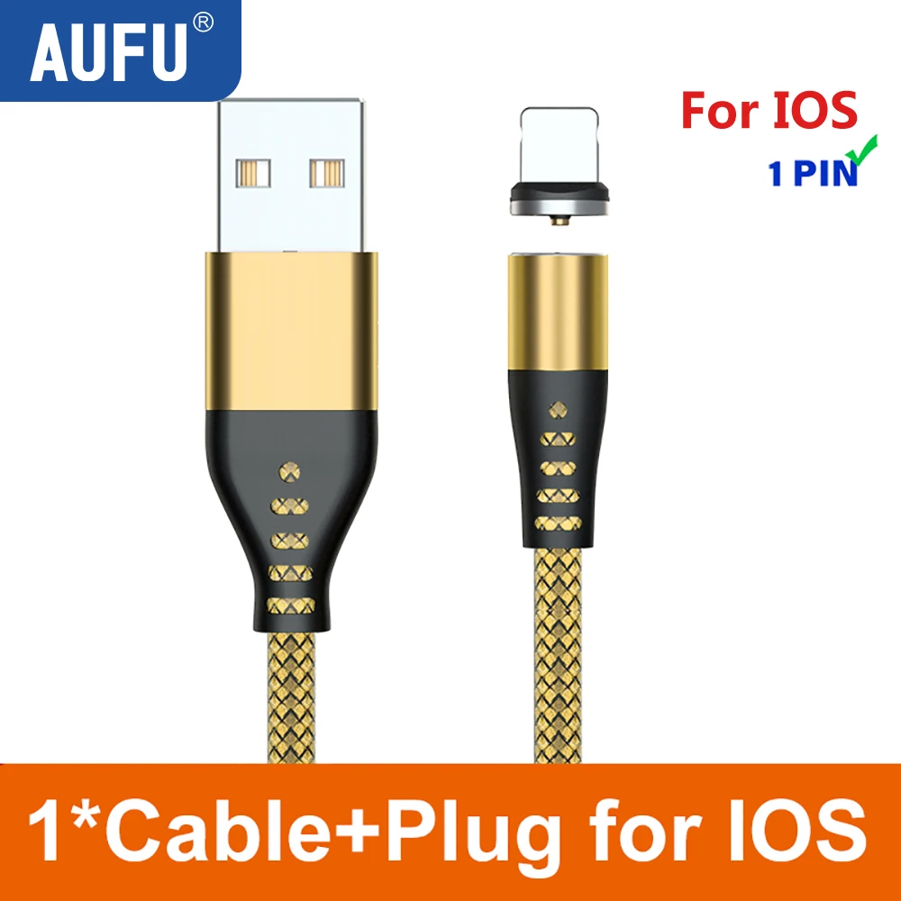 AUFU 1Pin Magnetic USB Type C Cable For iPhone Huawei - Image 15