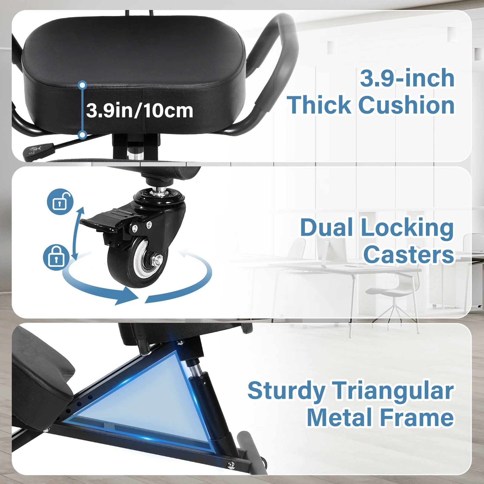 Kneeling Chair with Back Support - Image 5