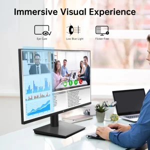 24 inch 1080P Monitor 100Hz, Free-Sync Gaming Monitor - Thumbnail Image 4