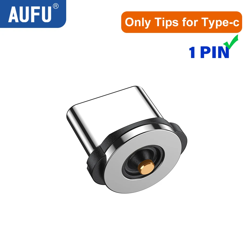 AUFU 1Pin Magnetic USB Type C Cable For iPhone Huawei - Image 21