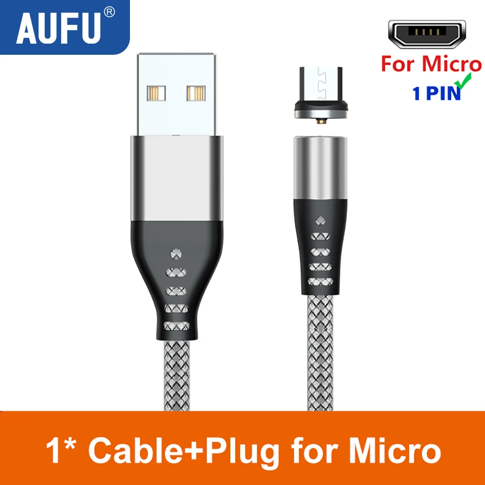 AUFU 1Pin Magnetic USB Type C Cable For iPhone Huawei - Image 11