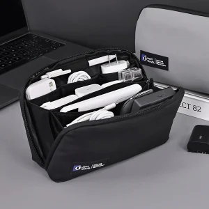 Portable Data Cable Storage Bag Mouse Headphones Power Bank Digital Accessories Organizer Bag - Thumbnail Image 3