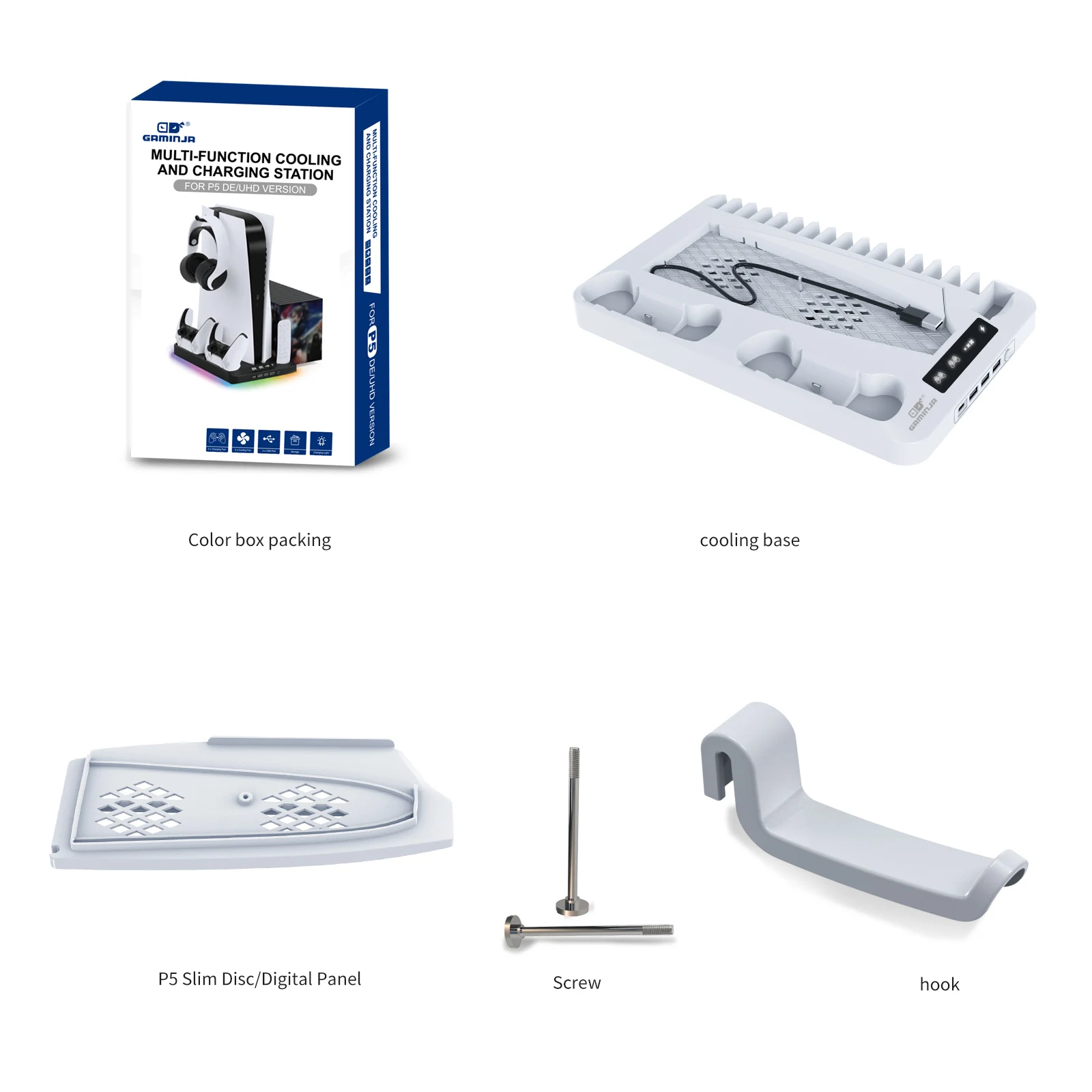 GAMINJA P58 RGB Cooling Stand For PS5 - Image 4
