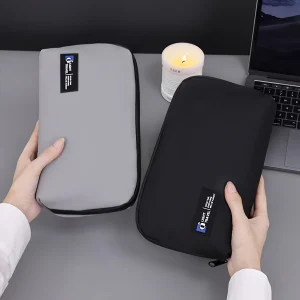 Portable Data Cable Storage Bag Mouse Headphones Power Bank Digital Accessories Organizer Bag - Thumbnail Image 5
