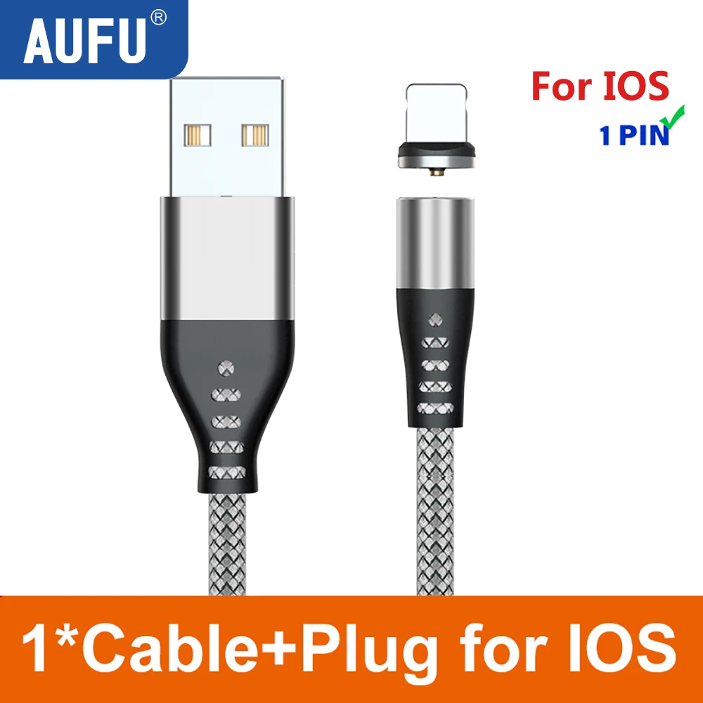AUFU 1Pin Magnetic USB Type C Cable For iPhone Huawei - Image 8