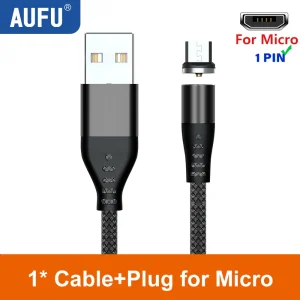 AUFU 1Pin Magnetic USB Type C Cable For iPhone Huawei - Thumbnail Image 7