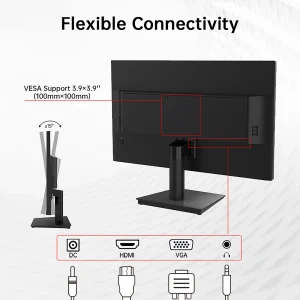 24 inch 1080P Monitor 100Hz, Free-Sync Gaming Monitor - Thumbnail Image 2