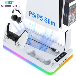 GAMINJA P58 RGB Cooling Stand For PS5