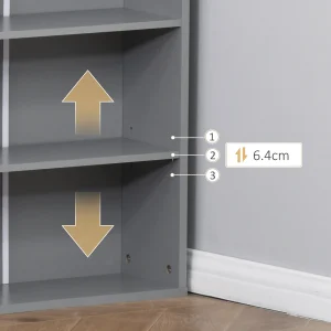 Home-com Fold-Out Convertible Office Desk, Wall Mount Computer Desk with Blackboard and Side Shelf - Thumbnail Image 5