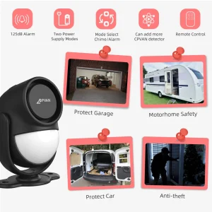 CPVAN Wireless 433Mhz Infrared detector Motion Sensor Alarm - Thumbnail Image 5