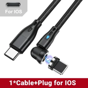 AUFU Magnetic USB C Cable PD60W USB C to Type C Fast Charger - Thumbnail Image 10