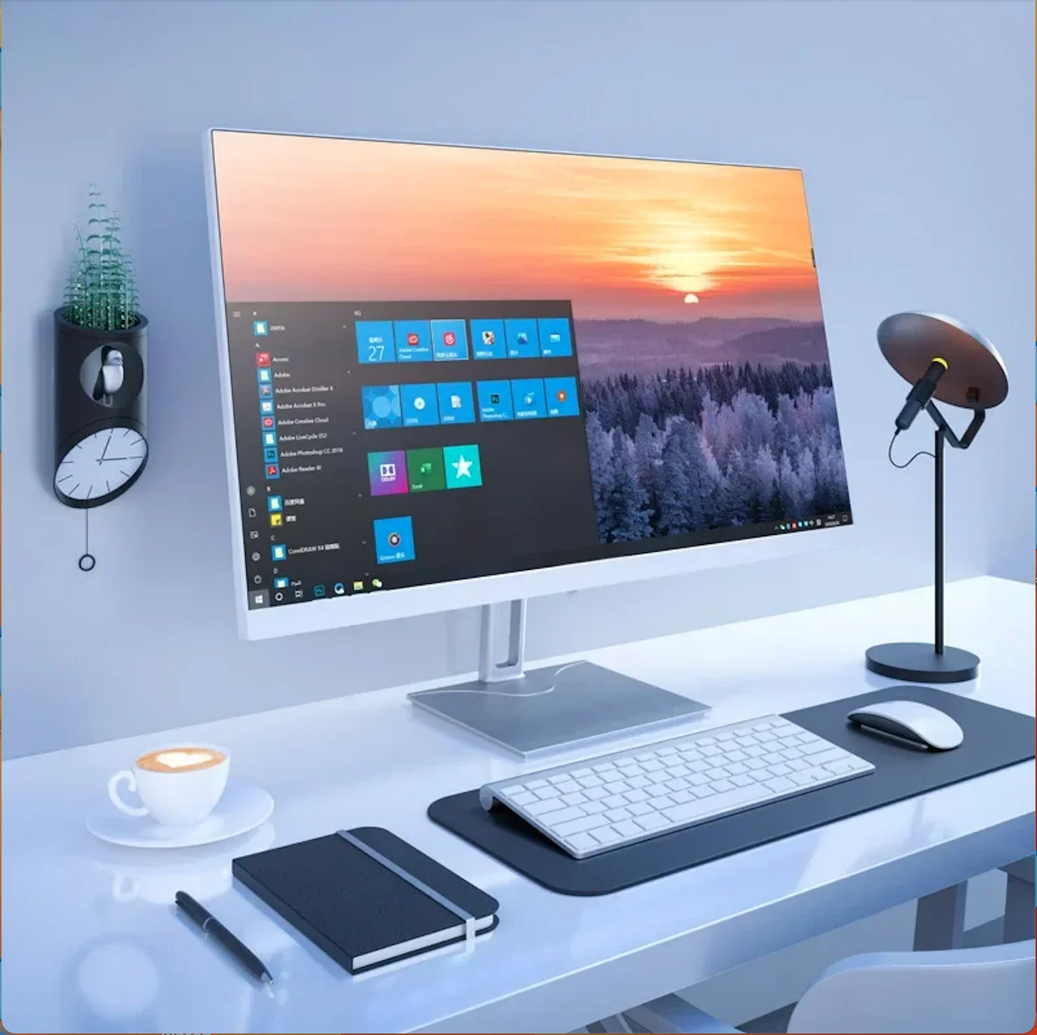 factory price 24 inch core i3 i5 i7 i9 CPU generation gaming pc full setup - Image 1