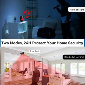 CPVAN Wireless 433Mhz Infrared detector Motion Sensor Alarm - Thumbnail Image 2